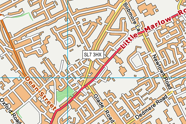 SL7 3HX map - OS VectorMap District (Ordnance Survey) SL7 3HX map - OS VectorMap District (Ordnance Survey)