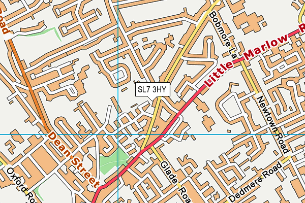 SL7 3HY map - OS VectorMap District (Ordnance Survey) SL7 3HY map - OS VectorMap District (Ordnance Survey)