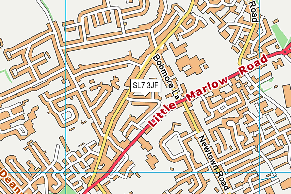 SL7 3JF map - OS VectorMap District (Ordnance Survey) SL7 3JF map - OS VectorMap District (Ordnance Survey)