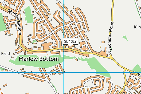 SL7 3LY map - OS VectorMap District (Ordnance Survey) SL7 3LY map - OS VectorMap District (Ordnance Survey)