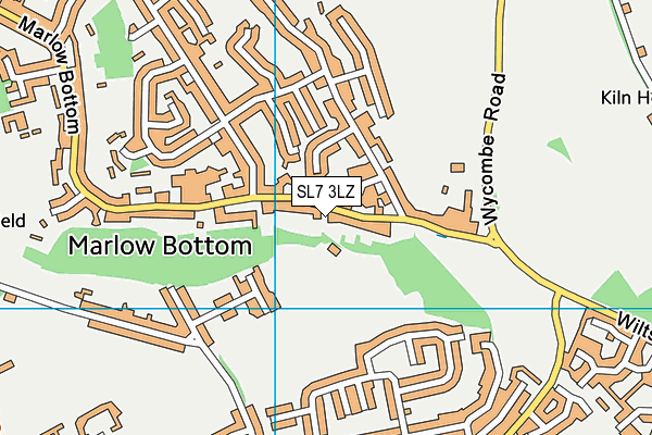 SL7 3LZ map - OS VectorMap District (Ordnance Survey) SL7 3LZ map - OS VectorMap District (Ordnance Survey)