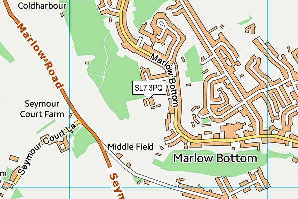 SL7 3PQ map - OS VectorMap District (Ordnance Survey) SL7 3PQ map - OS VectorMap District (Ordnance Survey)