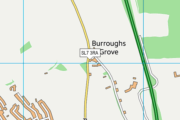 SL7 3RA map - OS VectorMap District (Ordnance Survey) SL7 3RA map - OS VectorMap District (Ordnance Survey)