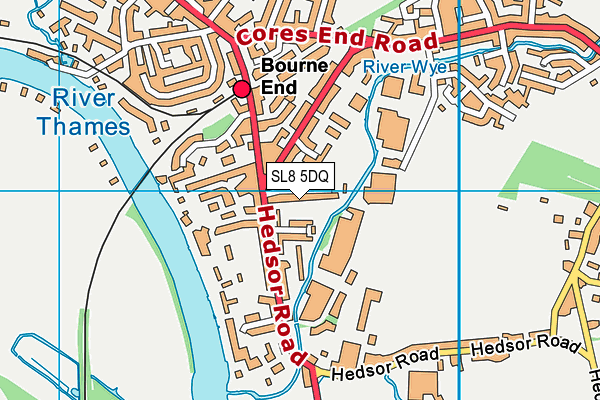 SL8 5DQ map - OS VectorMap District (Ordnance Survey) SL8 5DQ map - OS VectorMap District (Ordnance Survey)