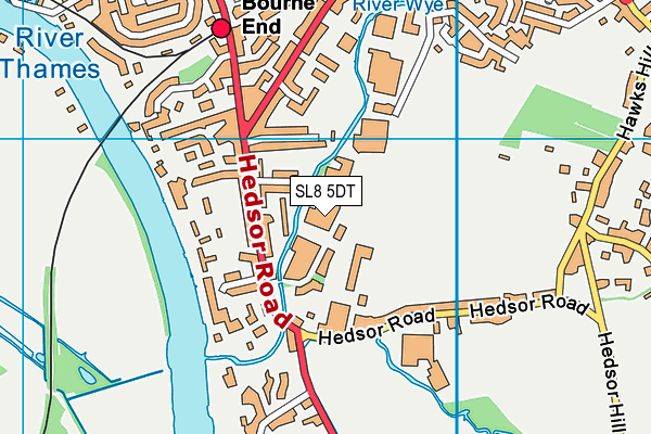 SL8 5DT map - OS VectorMap District (Ordnance Survey) SL8 5DT map - OS VectorMap District (Ordnance Survey)
