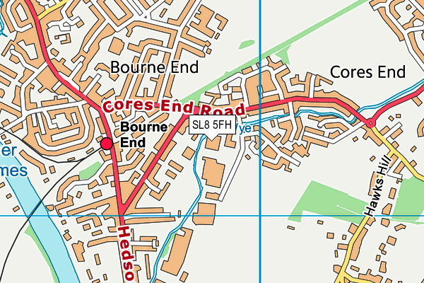 SL8 5FH map - OS VectorMap District (Ordnance Survey) SL8 5FH map - OS VectorMap District (Ordnance Survey)