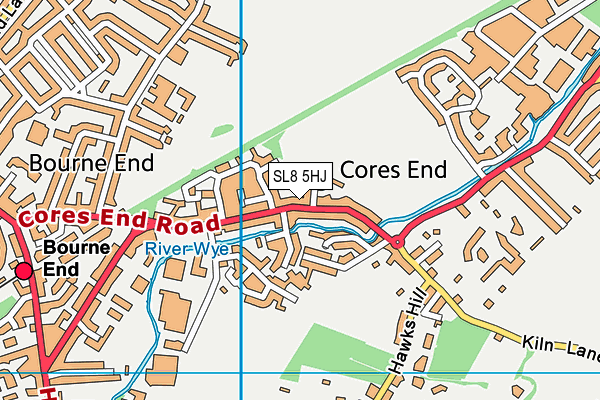 SL8 5HJ map - OS VectorMap District (Ordnance Survey) SL8 5HJ map - OS VectorMap District (Ordnance Survey)