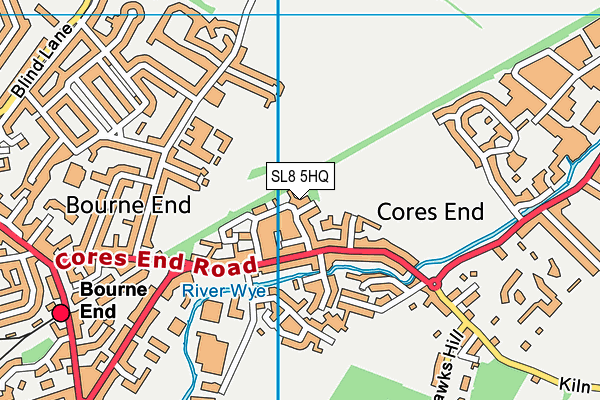 SL8 5HQ map - OS VectorMap District (Ordnance Survey) SL8 5HQ map - OS VectorMap District (Ordnance Survey)