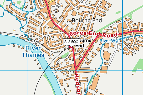 SL8 5QQ map - OS VectorMap District (Ordnance Survey) SL8 5QQ map - OS VectorMap District (Ordnance Survey)