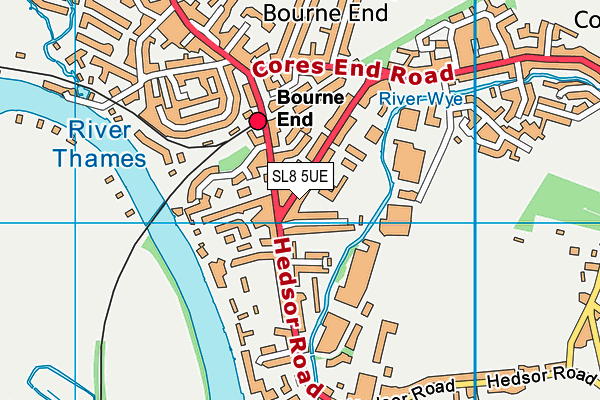 SL8 5UE map - OS VectorMap District (Ordnance Survey) SL8 5UE map - OS VectorMap District (Ordnance Survey)