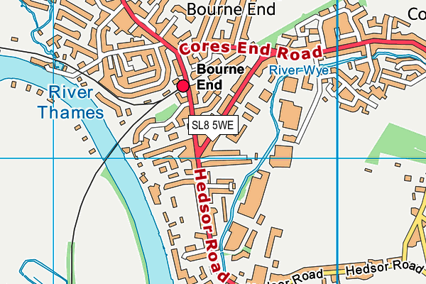 SL8 5WE map - OS VectorMap District (Ordnance Survey) SL8 5WE map - OS VectorMap District (Ordnance Survey)