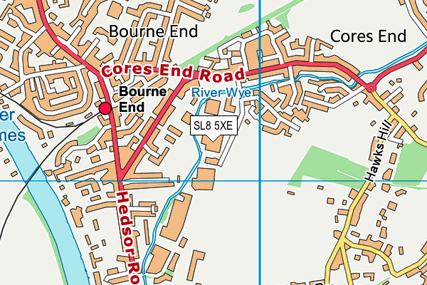 SL8 5XE map - OS VectorMap District (Ordnance Survey) SL8 5XE map - OS VectorMap District (Ordnance Survey)