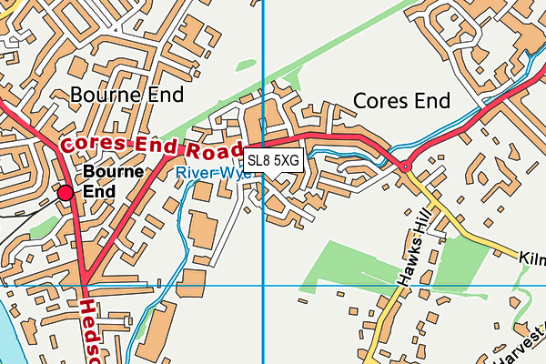 SL8 5XG map - OS VectorMap District (Ordnance Survey) SL8 5XG map - OS VectorMap District (Ordnance Survey)