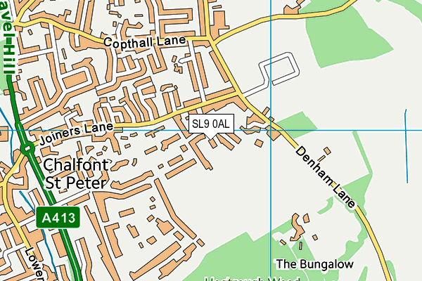 SL9 0AL map - OS VectorMap District (Ordnance Survey) SL9 0AL map - OS VectorMap District (Ordnance Survey)
