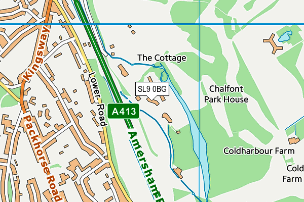 SL9 0BG map - OS VectorMap District (Ordnance Survey) SL9 0BG map - OS VectorMap District (Ordnance Survey)