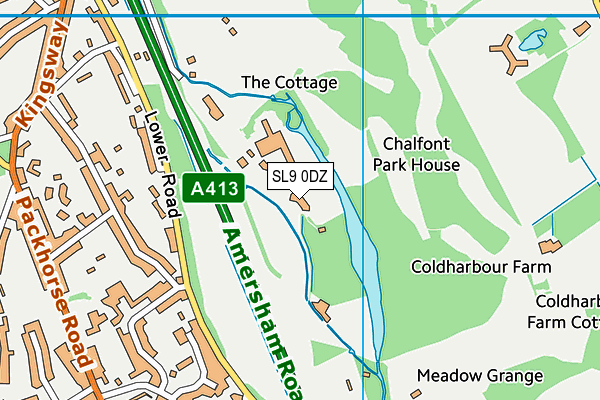 SL9 0DZ map - OS VectorMap District (Ordnance Survey) SL9 0DZ map - OS VectorMap District (Ordnance Survey)