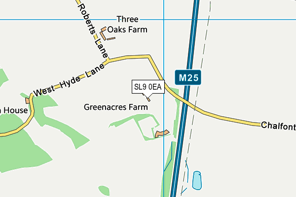 SL9 0EA map - OS VectorMap District (Ordnance Survey) SL9 0EA map - OS VectorMap District (Ordnance Survey)