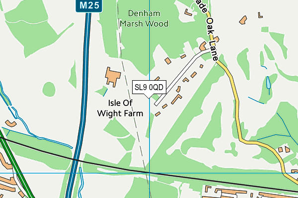 SL9 0QD map - OS VectorMap District (Ordnance Survey) SL9 0QD map - OS VectorMap District (Ordnance Survey)