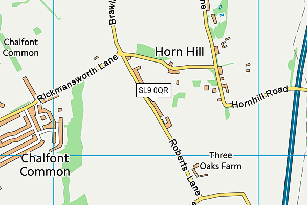 SL9 0QR map - OS VectorMap District (Ordnance Survey) SL9 0QR map - OS VectorMap District (Ordnance Survey)