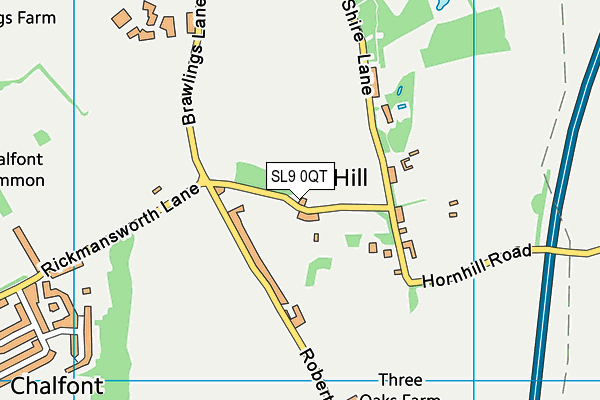 SL9 0QT map - OS VectorMap District (Ordnance Survey) SL9 0QT map - OS VectorMap District (Ordnance Survey)
