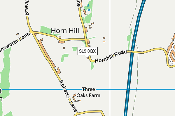 SL9 0QX map - OS VectorMap District (Ordnance Survey) SL9 0QX map - OS VectorMap District (Ordnance Survey)