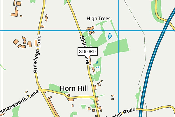 SL9 0RD map - OS VectorMap District (Ordnance Survey) SL9 0RD map - OS VectorMap District (Ordnance Survey)