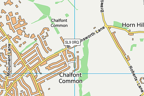 SL9 0RQ map - OS VectorMap District (Ordnance Survey)