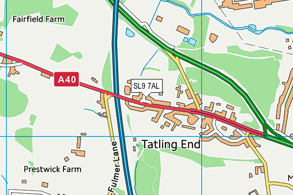 SL9 7AL map - OS VectorMap District (Ordnance Survey) SL9 7AL map - OS VectorMap District (Ordnance Survey)