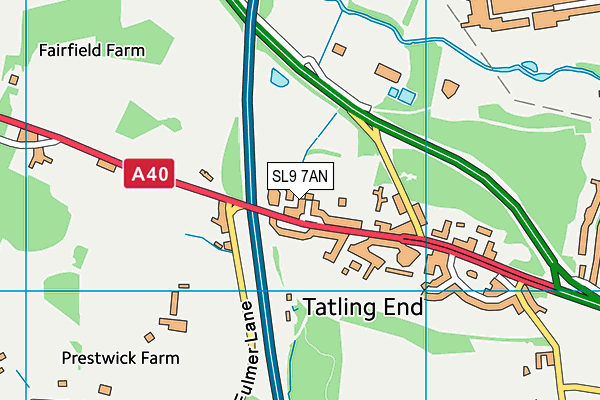 SL9 7AN map - OS VectorMap District (Ordnance Survey) SL9 7AN map - OS VectorMap District (Ordnance Survey)