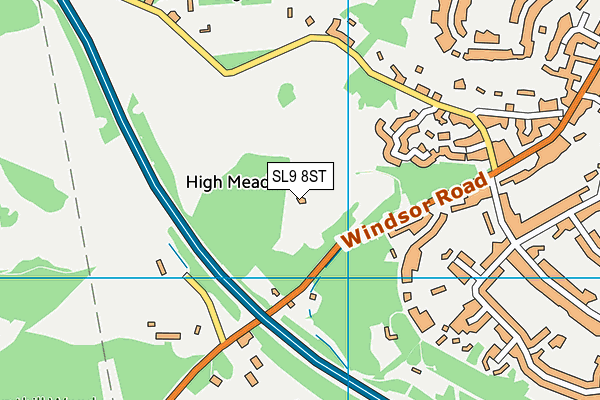 SL9 8ST map - OS VectorMap District (Ordnance Survey) SL9 8ST map - OS VectorMap District (Ordnance Survey)