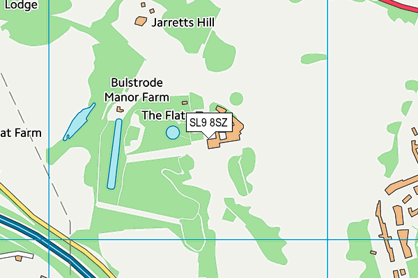 SL9 8SZ map - OS VectorMap District (Ordnance Survey) SL9 8SZ map - OS VectorMap District (Ordnance Survey)