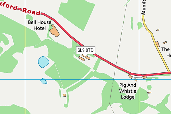 SL9 8TD map - OS VectorMap District (Ordnance Survey) SL9 8TD map - OS VectorMap District (Ordnance Survey)