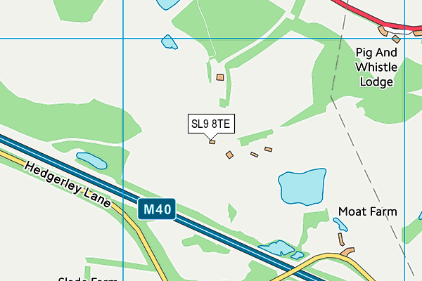 SL9 8TE map - OS VectorMap District (Ordnance Survey) SL9 8TE map - OS VectorMap District (Ordnance Survey)