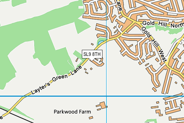 SL9 8TH map - OS VectorMap District (Ordnance Survey) SL9 8TH map - OS VectorMap District (Ordnance Survey)
