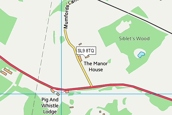 SL9 8TQ map - OS VectorMap District (Ordnance Survey) SL9 8TQ map - OS VectorMap District (Ordnance Survey)