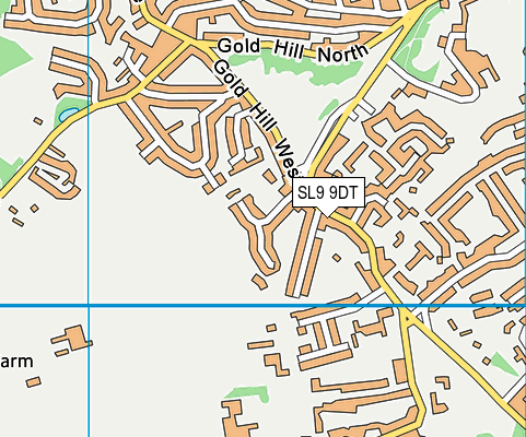 SL9 9DT map - OS VectorMap District (Ordnance Survey) SL9 9DT map - OS VectorMap District (Ordnance Survey)