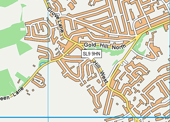 SL9 9HN map - OS VectorMap District (Ordnance Survey) SL9 9HN map - OS VectorMap District (Ordnance Survey)