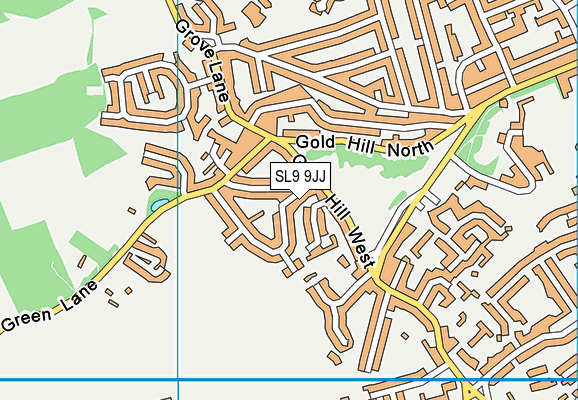 SL9 9JJ map - OS VectorMap District (Ordnance Survey) SL9 9JJ map - OS VectorMap District (Ordnance Survey)