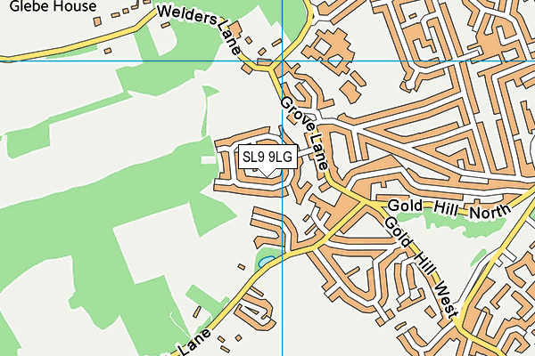 SL9 9LG map - OS VectorMap District (Ordnance Survey) SL9 9LG map - OS VectorMap District (Ordnance Survey)