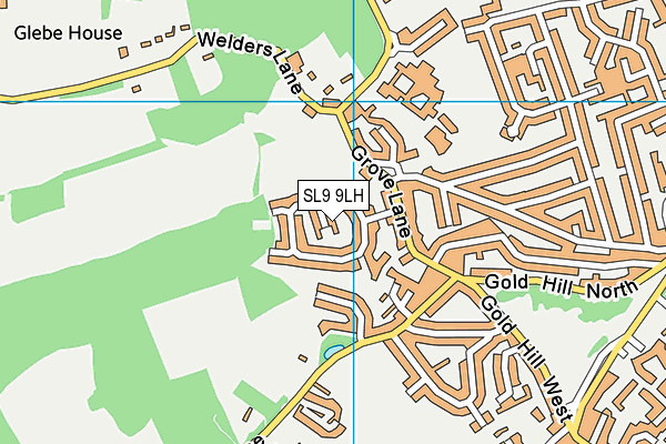 SL9 9LH map - OS VectorMap District (Ordnance Survey) SL9 9LH map - OS VectorMap District (Ordnance Survey)