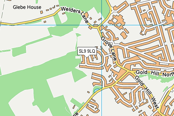 SL9 9LQ map - OS VectorMap District (Ordnance Survey) SL9 9LQ map - OS VectorMap District (Ordnance Survey)