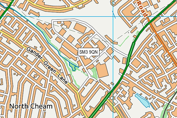 SM3 9QN map - OS VectorMap District (Ordnance Survey) SM3 9QN map - OS VectorMap District (Ordnance Survey)