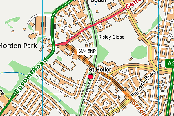 SM4 5NP map - OS VectorMap District (Ordnance Survey) SM4 5NP map - OS VectorMap District (Ordnance Survey)