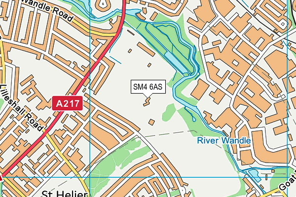 SM4 6AS map - OS VectorMap District (Ordnance Survey) SM4 6AS map - OS VectorMap District (Ordnance Survey)