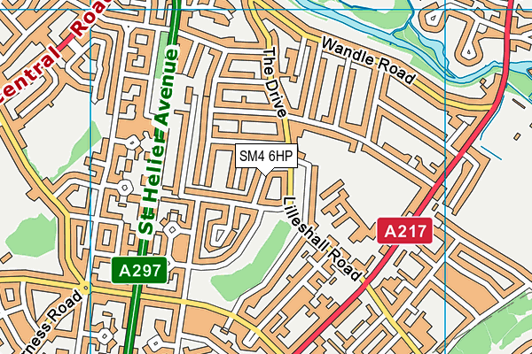 SM4 6HP map - OS VectorMap District (Ordnance Survey) SM4 6HP map - OS VectorMap District (Ordnance Survey)