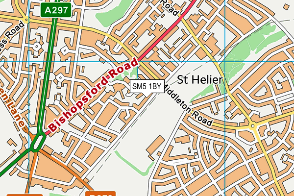 SM5 1BY map - OS VectorMap District (Ordnance Survey) SM5 1BY map - OS VectorMap District (Ordnance Survey)