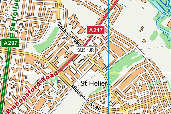 SM5 1JR map - OS VectorMap District (Ordnance Survey) SM5 1JR map - OS VectorMap District (Ordnance Survey)