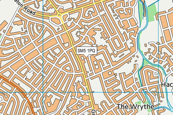 SM5 1PQ map - OS VectorMap District (Ordnance Survey) SM5 1PQ map - OS VectorMap District (Ordnance Survey)