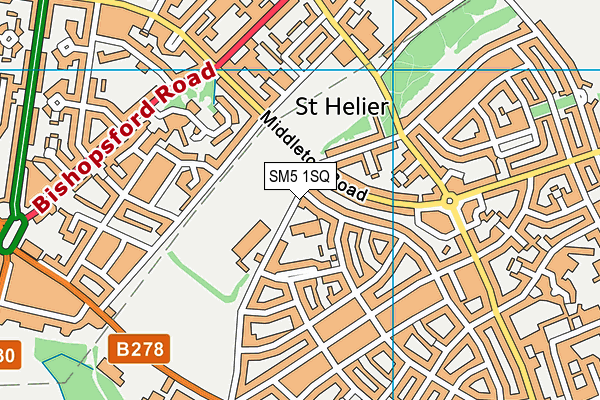 SM5 1SQ map - OS VectorMap District (Ordnance Survey) SM5 1SQ map - OS VectorMap District (Ordnance Survey)