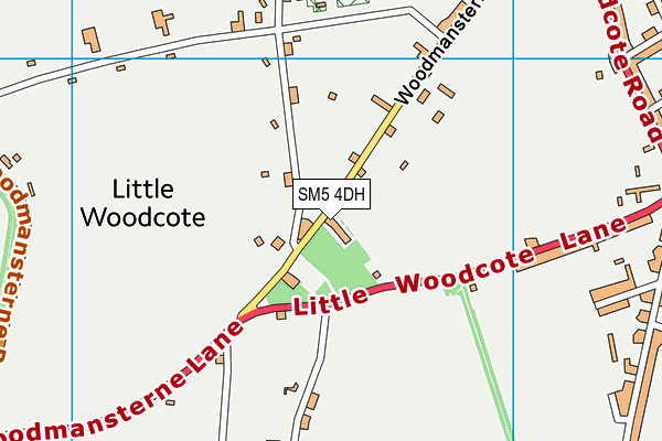 SM5 4DH map - OS VectorMap District (Ordnance Survey) SM5 4DH map - OS VectorMap District (Ordnance Survey)